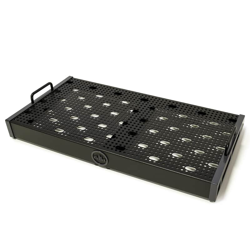 Temple Audio Duo 24 (24.5" x 12.5") Pedalboard Temple Gun Metal DUO-24-GM image 1