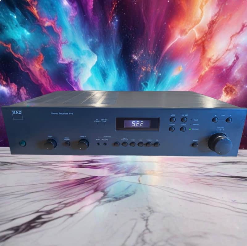 NAD 710 Stereo Hi-Fi Amplifier Tuner Fresh Service Bulbs Replaced Very Rare🔥🎶 image 1