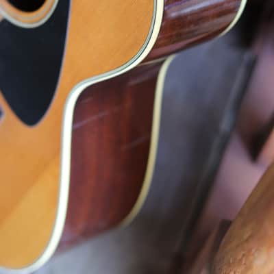 Yamaha sj-180 acoustic guitar - natural image 5