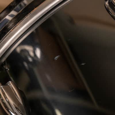 1970s Slingerland Black Chrome Drum Set 14x24 9x13 and 16x16 image 13