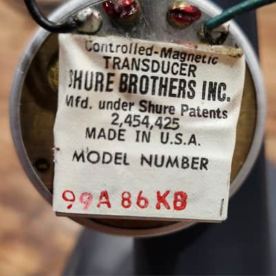 Shure GE 99A86KB Microphone 1960s USA image 11