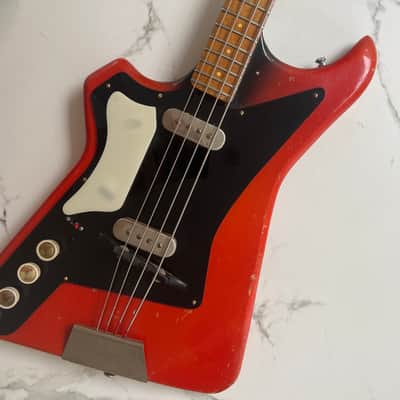 Ultra Rare Circa 1960 Fenton Weill Contra Bass Lefty Left Handed Lefthand Rare Vintage Burns image 14