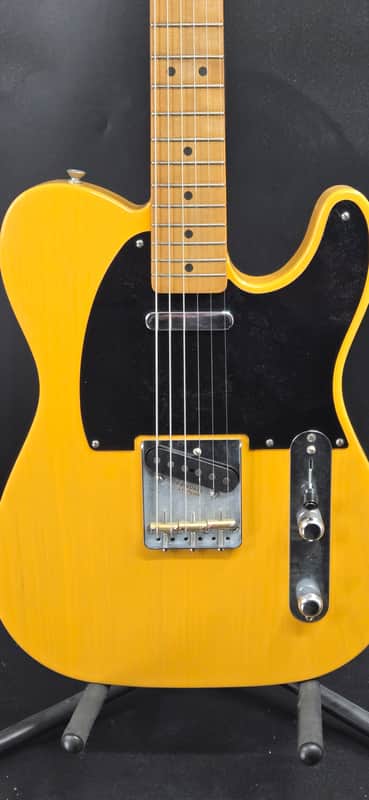 Fender 75th Anniversary Vintera® Road Worn® 1951 Telecaster®, Maple Fingerboard, Butterscotch Blonde image 1