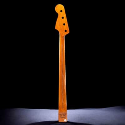 Allparts TMSWYR-RM Select Tribute Series "Tom Sawyer" Replacement Jazz Bass Neck Roasted Maple - Licensed by Fender image 3