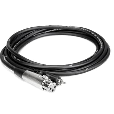 Hosa 10' Unbalanced Interconnect XLR3F to RCA image 2