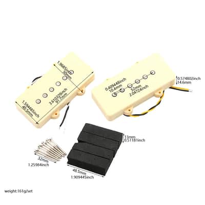 Jazzmaster Style 5 Single-Coil Pickup Set, Neck & Bridge image 4