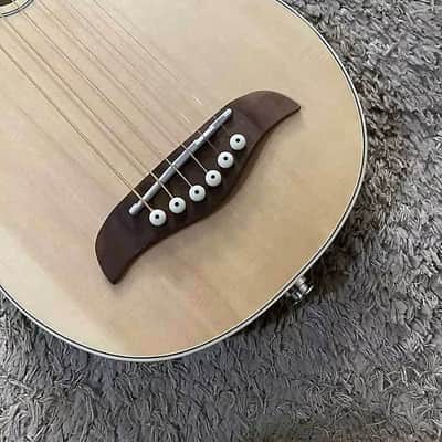Washburn RO10TBL Rover Steel String Travel Acoustic Guitar 2010s - Trans Blue image 11
