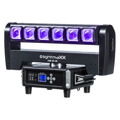 lightmaXX LINE STL AD Moving Head Bar - Battery Powered LED Light image 5
