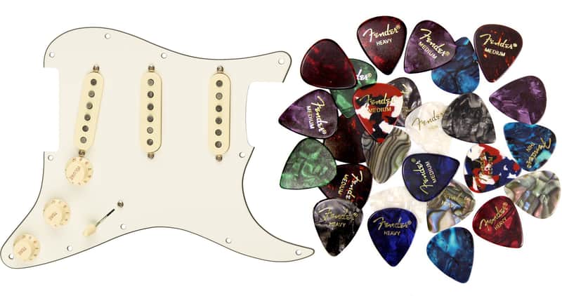 Fender Custom Shop '69 SSS Pre-Wired Stratocaster Pickguard w/ Picks image 1