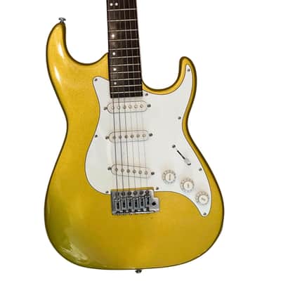 Samick MB-1/MG Greg Bennett Malibu Series S-Style Electric Guitar - Gold (Used) image 5