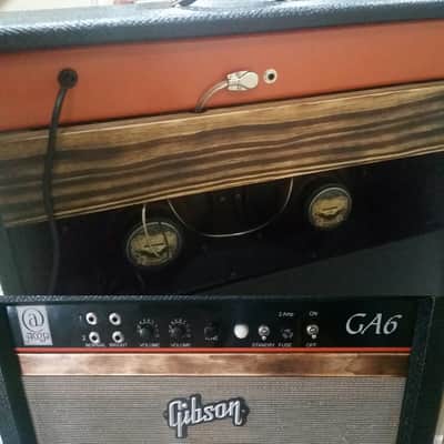 ATAmp GA6, Gibson 1972 Black Cabinet, Hand wired Boutique Amp with V.V.R. image 9