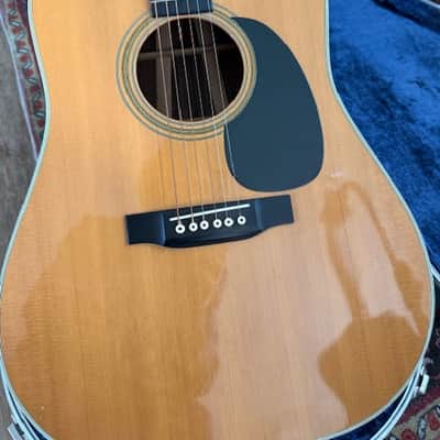 Martin D-76 CF Martin Bi-Centennial Guitar 1976 - Three-piece Rosewood back, herringbone backstrips, rosette soundhole, thirteen pearl stars in ebony fingerboard, and pearl eagle in headstock. image 4