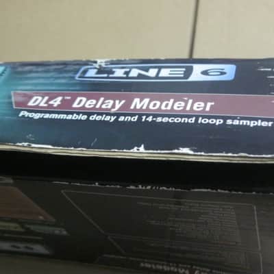 used with wear Line 6 EMPTY Cardboard Box for DL4 Delay Modeler + original Pilot's Handbook, sheet w/ 4 very small black stickers, & styrofoam battery holder (NO: pedal / batteries) mid 2000s - mid 2010s (not for MkII ver) image 9