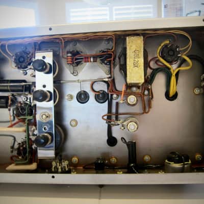 Western Electric Tube Mono Power Amp (2) 6L6's Circa-1950s-Chrome Chassis image 19