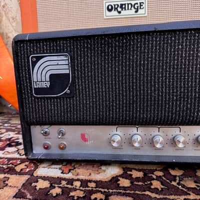 Vintage 1974 Laney Klipp 60w L60 PA British Valve Guitar Amplifier Head *1970s* image 2