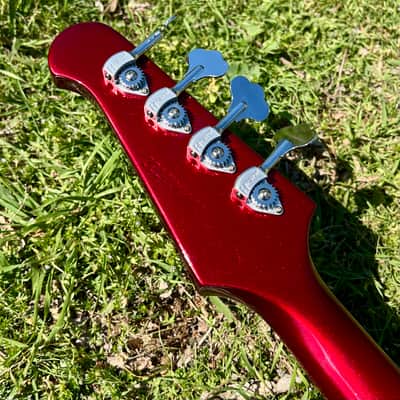 Gibson Non Reverse Thunderbird Bass Guitar 2022 - Sparkling Burgundy image 25