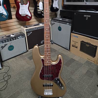 Fender Vintera '60s Jazz Bass with Pau Ferro Fretboard 2020 - Firemist Gold image 1