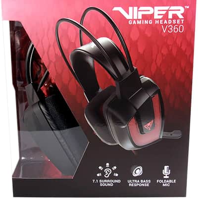 Patriot - PV3607UMLK - Viper V360 7.1 Virtual Surround Headset - Black image 5
