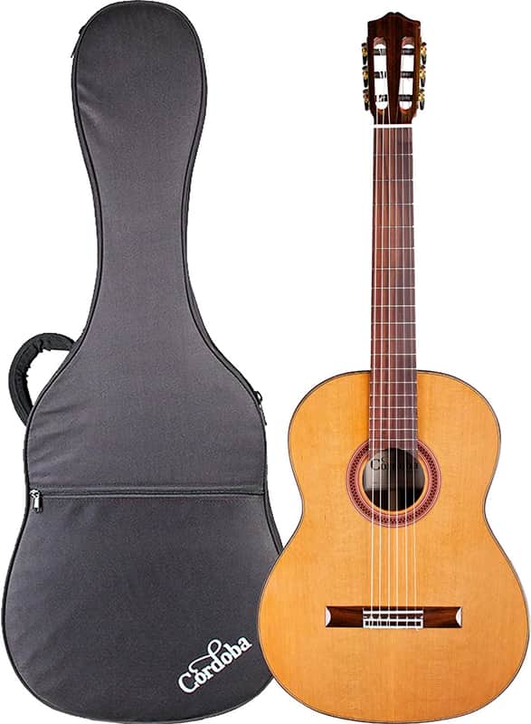 Cordoba C7 Cedar Classical Guitar with Cordoba Polyfoam Case - Solid Cedar top image 1