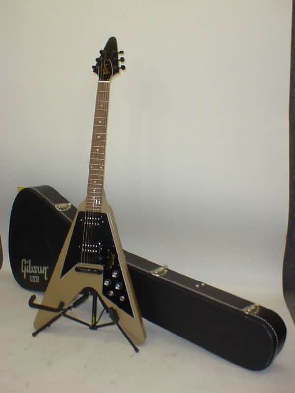 Gibson Government Series Flying V II Tan image 3