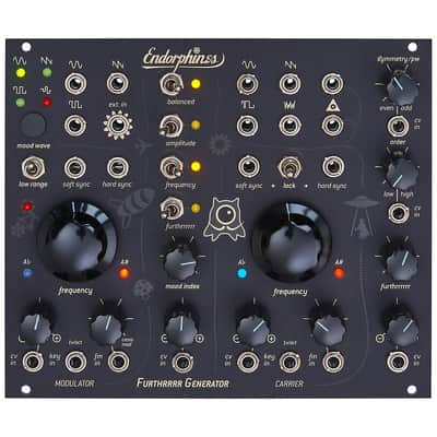 Endorphin.es Furthrrrr Generator Eurorack Dual VCO Module (Black) image 2