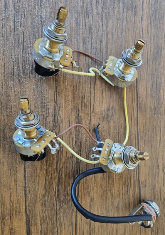 Gibson Wiring Harness with Push Pull Pots Les Paul 335 etc image 1