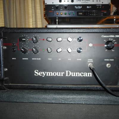 Seymour Duncan Convertible 2000 2-Channel 100-Watt Guitar Amp Head 1980s - Black image 1