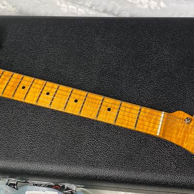 NEW! Fender Custom Shop Flamethrower Telecaster Custom - NOS - Modern Specs - Texas Special Pick-Ups - AAAA Flamed Neck - Seafoam Green Sparkle - Authorized Dealer - 7.6lbs - G07120 image 5