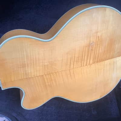 Hofner Vintage Jazz guitar archtop Made In Germany 50’s / 60’s / gorgeous flamed wood image 13