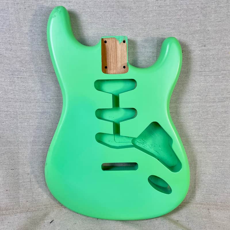 Unbranded Stratocaster Surf Green Guitar Body SSS image 1