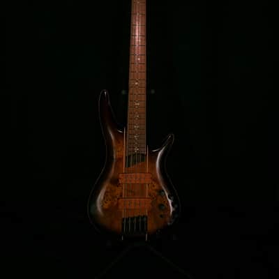 Ibanez SR5PBLTD-DEL Limited Premium Soundgear 5-String Electric Bass Guitar Dragon Eye Burst Low Gloss image 1