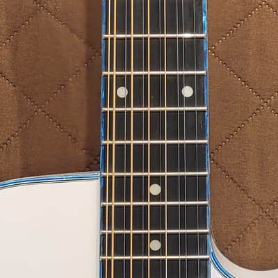 Oscar Schmidt OD312CEWH Dreadnought Cutaway Style Mahogany Neck 12-String Acoustic-Electric Guitar image 17