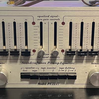 Soundcraftsmen PE2217 Preamp Equalizer 1976 - silver image 4