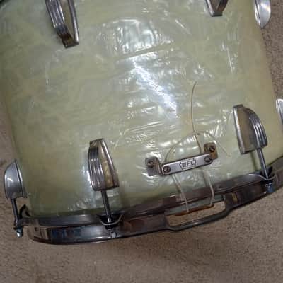 WFL Snare Drum Ludwig 1956 - Marine pearl image 6