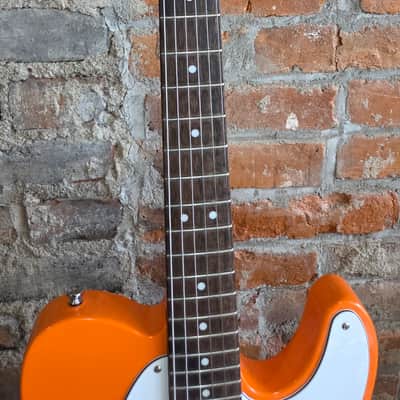Squier Affinity Telecaster with Laurel Fretboard, Top Loader Bridge 2017 - 2019 - Competition Orange image 3