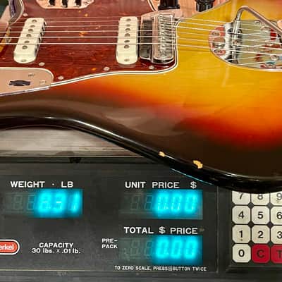 Fender Jaguar 1965 Super Clean- 3-Color Sunburst 100% Original image 24