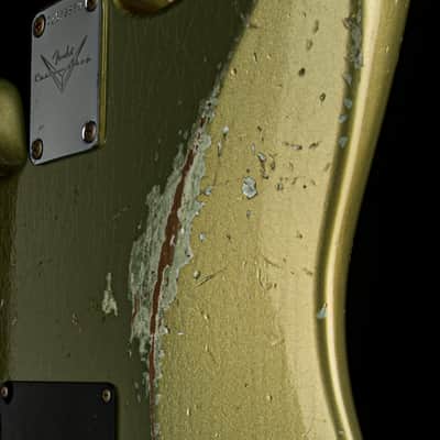 Mint Fender Custom Shop Levi Perry Masterbuilt Empire 67 Stratocaster Relic - Super Aged Sage Green Metallic #78899 image 13