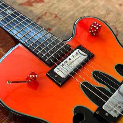 Limited Edition Epiphone FlameKat Semi Hollow Electric Guitar w/Hard Case image 7
