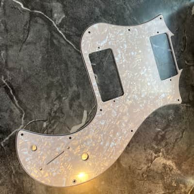 White Pearloid 4 Ply Alternate Knob Placement Pickguard for Paul Reed Smith PRS S2 Standard 22 image 7
