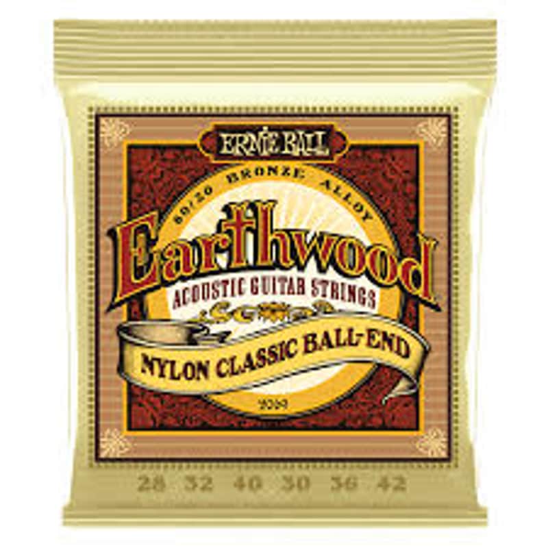 Ernie Ball P02069 Acoustic Nylon Guitar Ball End strings 28-42 image 1