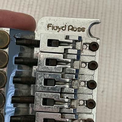 1980's Original German Made Chrome Floyd Rose Guitar Tremolo Bridge image 19