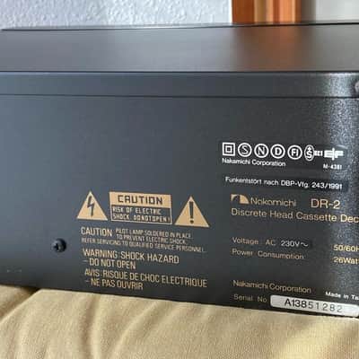 Nakamichi DR-2 Discrete 3-Head Cassette Deck image 4