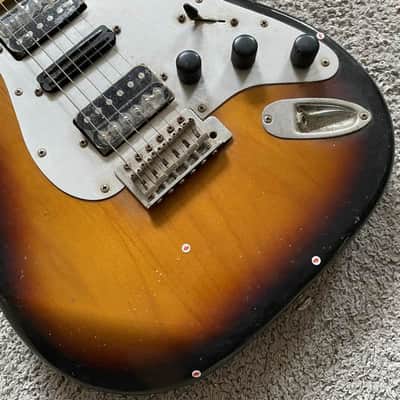 J&D Sunburst HSS Electric Guitar, Solid Basswood Body, Maple Neck, 22 Frets Fingerboard image 12