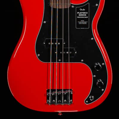 Fender Player II Precision Bass Rosewood Fingerboard Coral Red (987) image 3