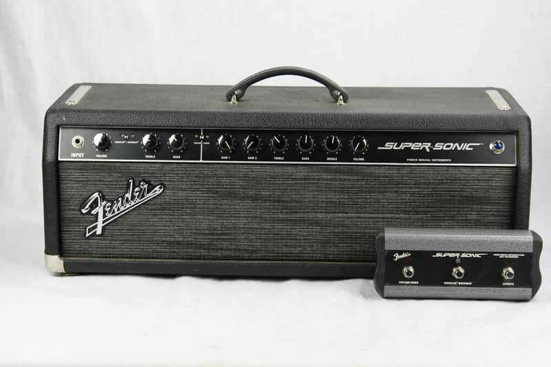 Fender	Super-Sonic Head 2-Channel 60-Watt Guitar Amp Head	2006 - 2011 image 3