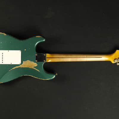 Fender Custom Shop 60th Anniversary 1954 Heavy Relic Stratocaster - Maple Fingerboard - Sherwood Green image 5