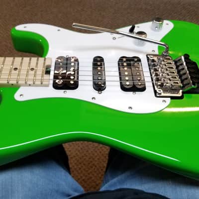used 2021 Charvel Pro-Mod So-Cal Style 1 HSH FR M in Slime Green, Excellent Condition! image 12