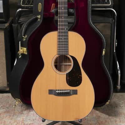 Martin Custom Old Style 18 0 Acoustic Guitar - Flamed Mahogany/Western Red Cedar with Hardshell Case image 21