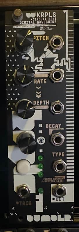 Meng Qi KRPLS Circuit bent digital wave guide - Black Bild 1