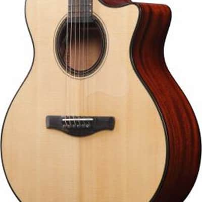 Ibanez AE410 LGS Platinum Acoustic Electric Guitar. Natural Low Gloss with Case image 2